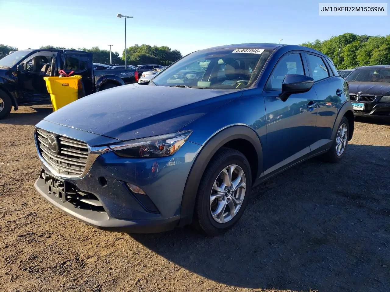 2021 Mazda Cx-3 Sport VIN: JM1DKFB72M1505966 Lot: 55901946