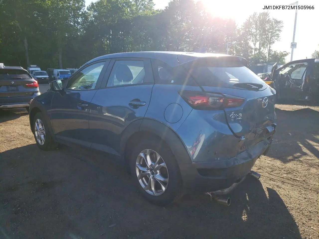 2021 Mazda Cx-3 Sport VIN: JM1DKFB72M1505966 Lot: 55901946