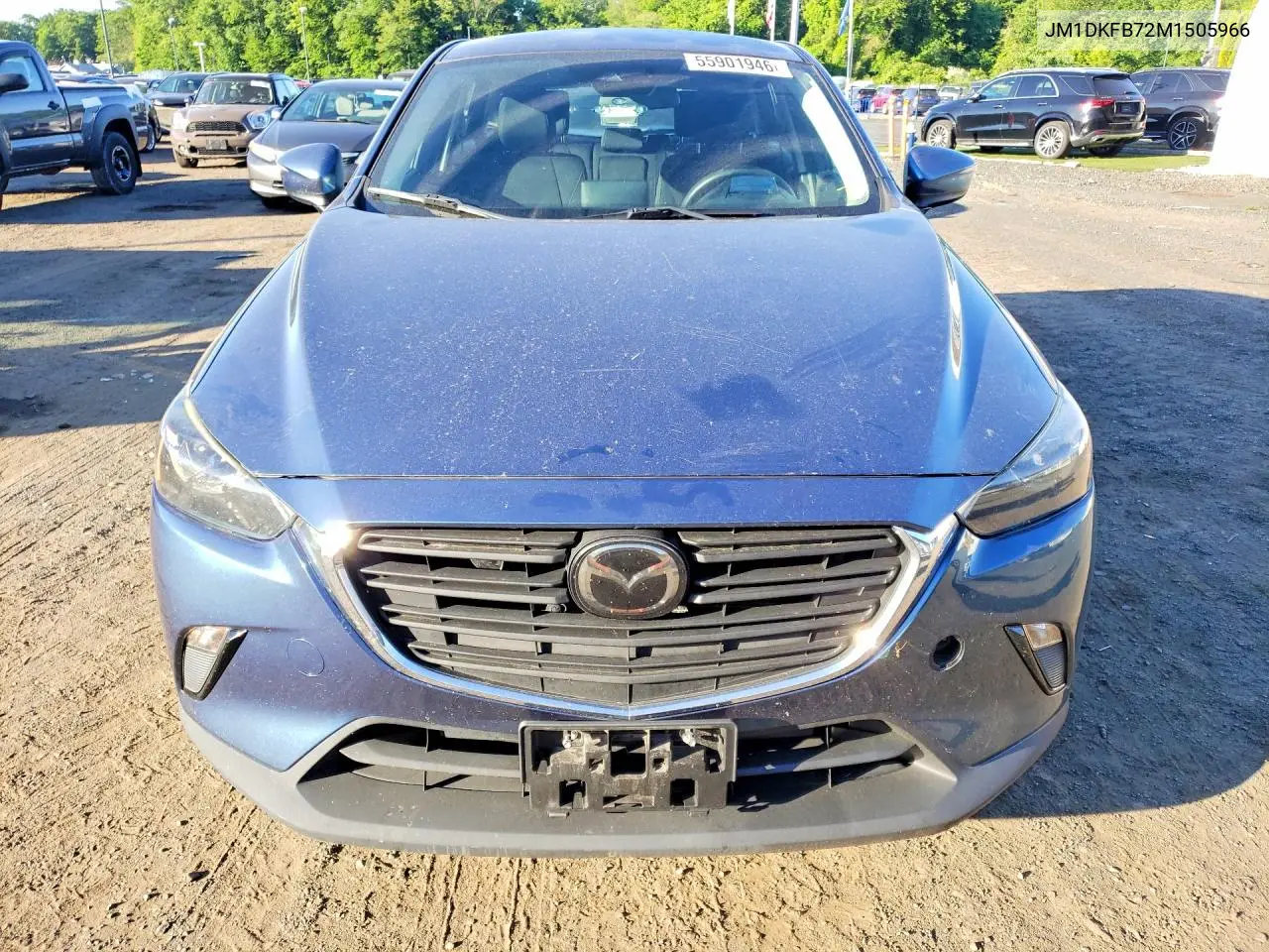 2021 Mazda Cx-3 Sport VIN: JM1DKFB72M1505966 Lot: 55901946
