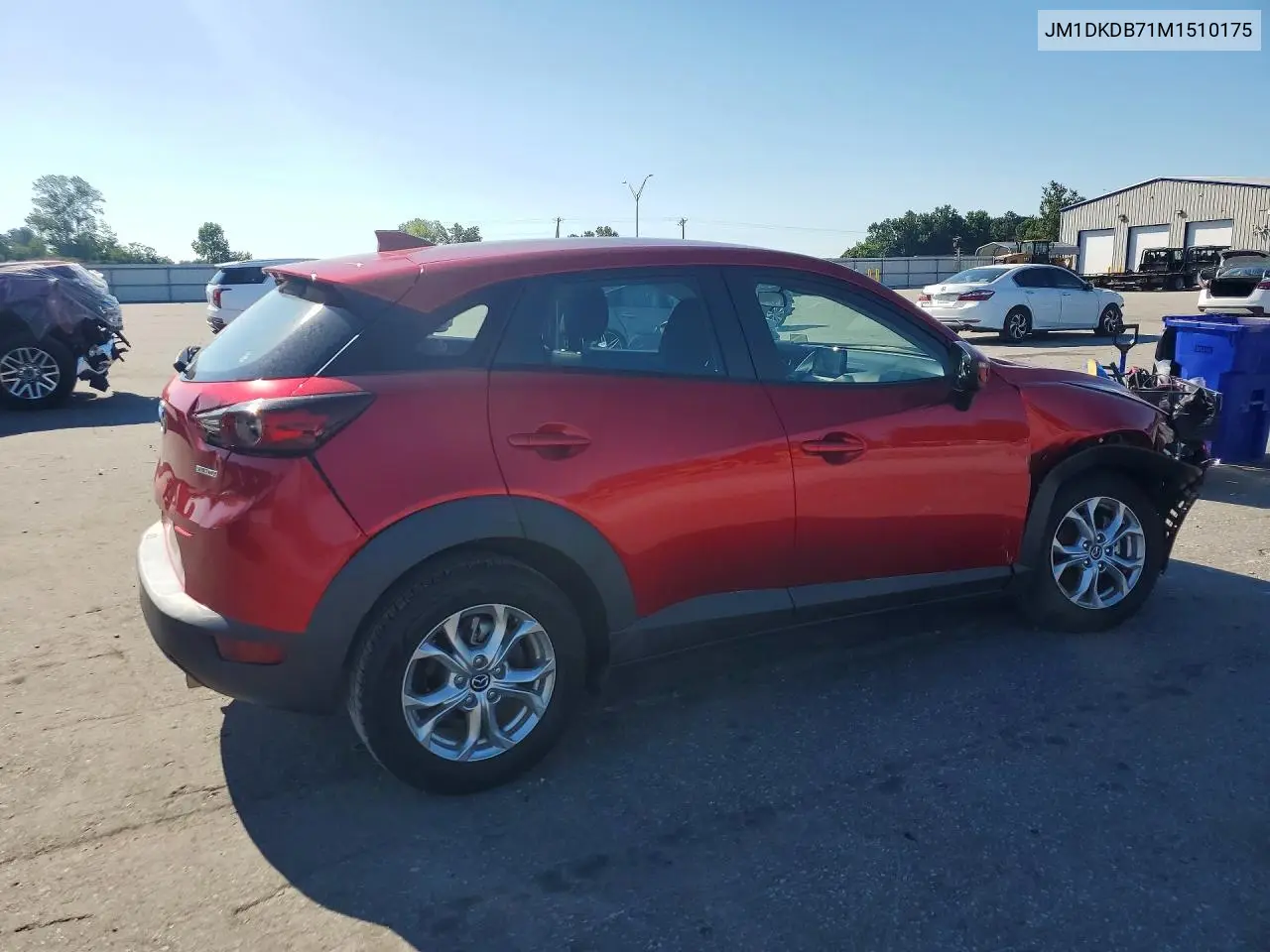 2021 Mazda Cx-3 Sport VIN: JM1DKDB71M1510175 Lot: 58053726