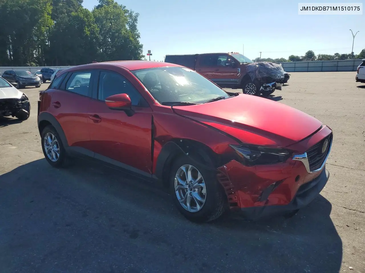 2021 Mazda Cx-3 Sport VIN: JM1DKDB71M1510175 Lot: 58053726