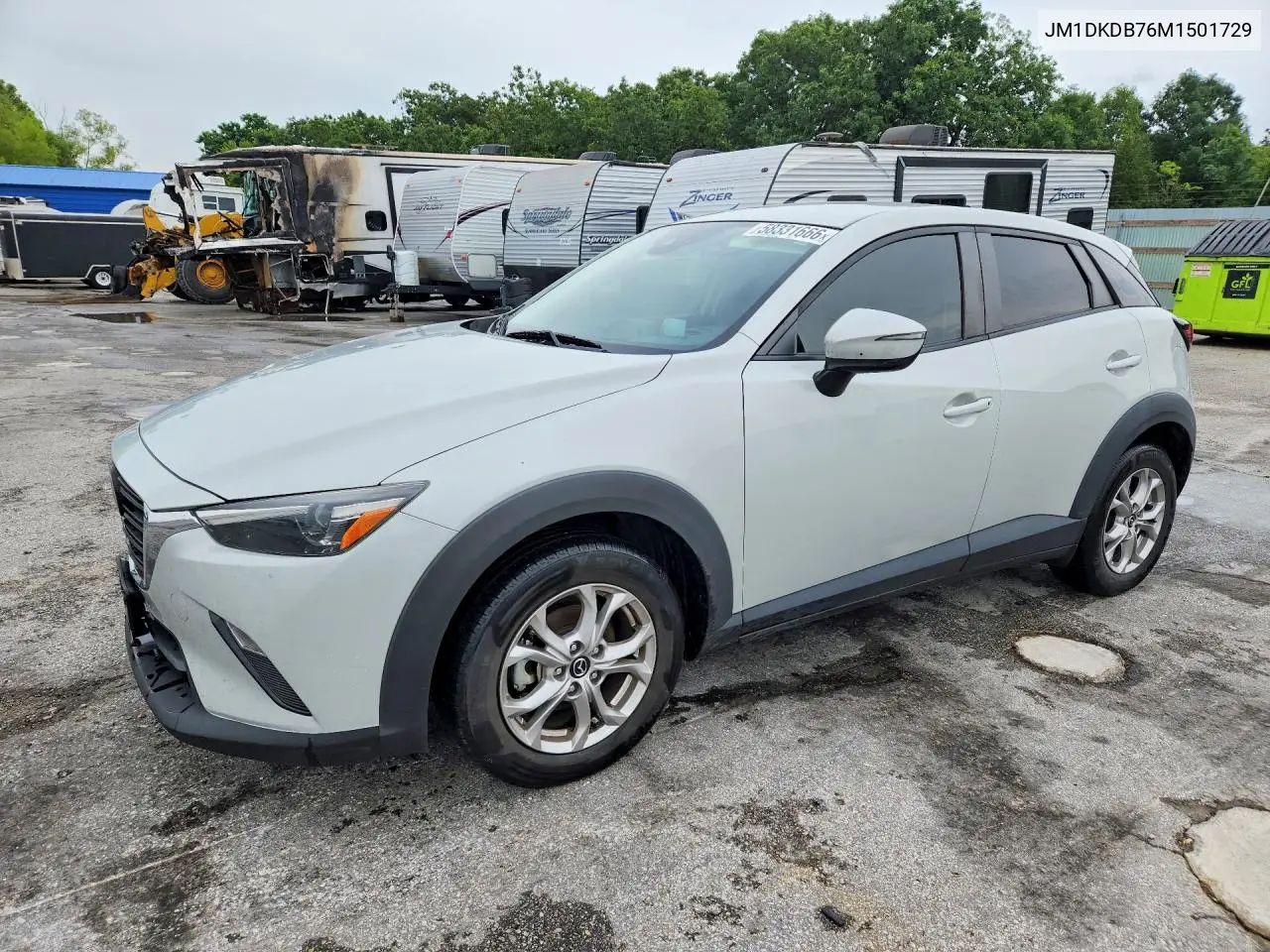 2021 Mazda Cx-3 Sport VIN: JM1DKDB76M1501729 Lot: 58331666