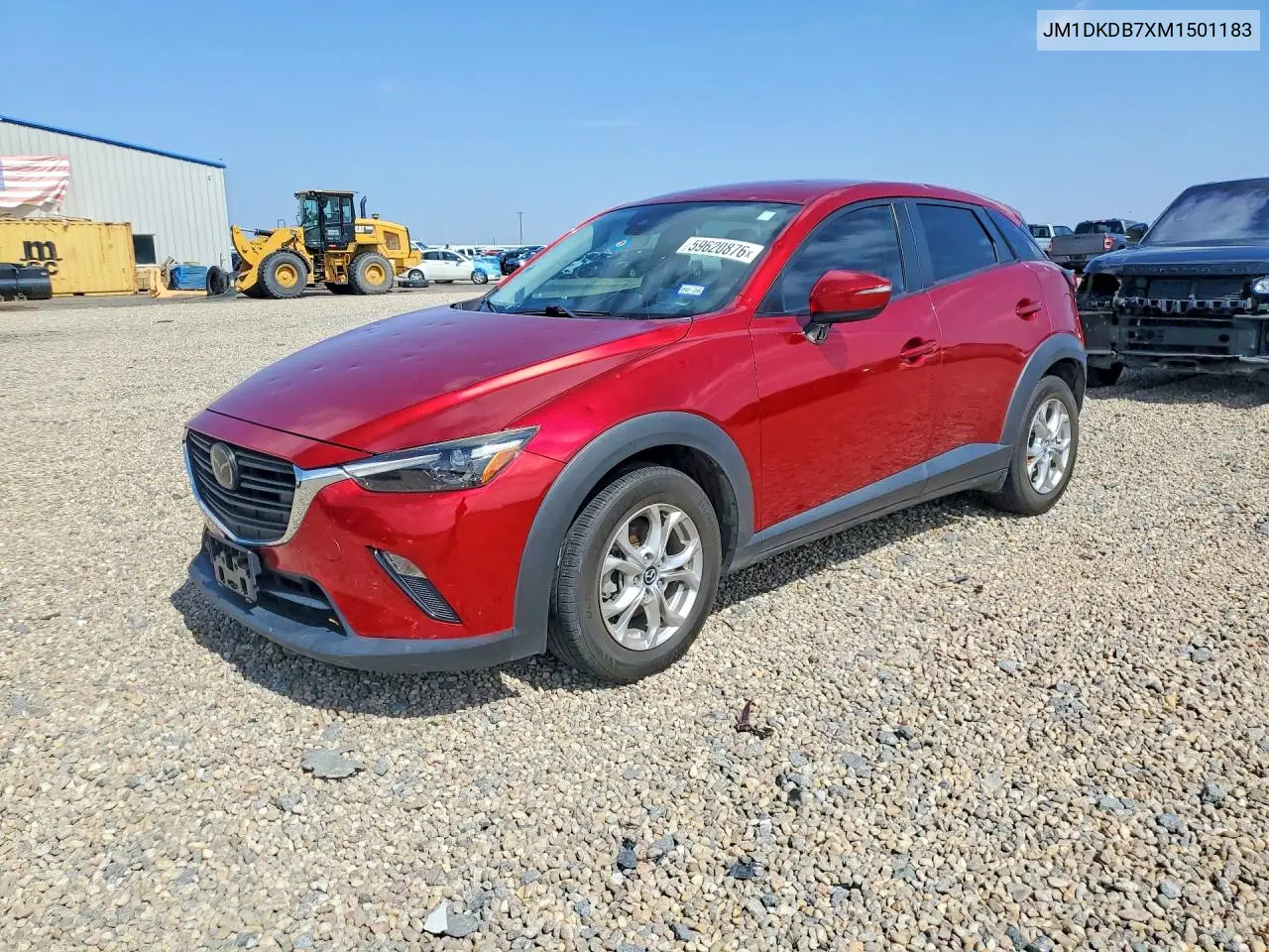 2021 Mazda Cx-3 Sport VIN: JM1DKDB7XM1501183 Lot: 59620876