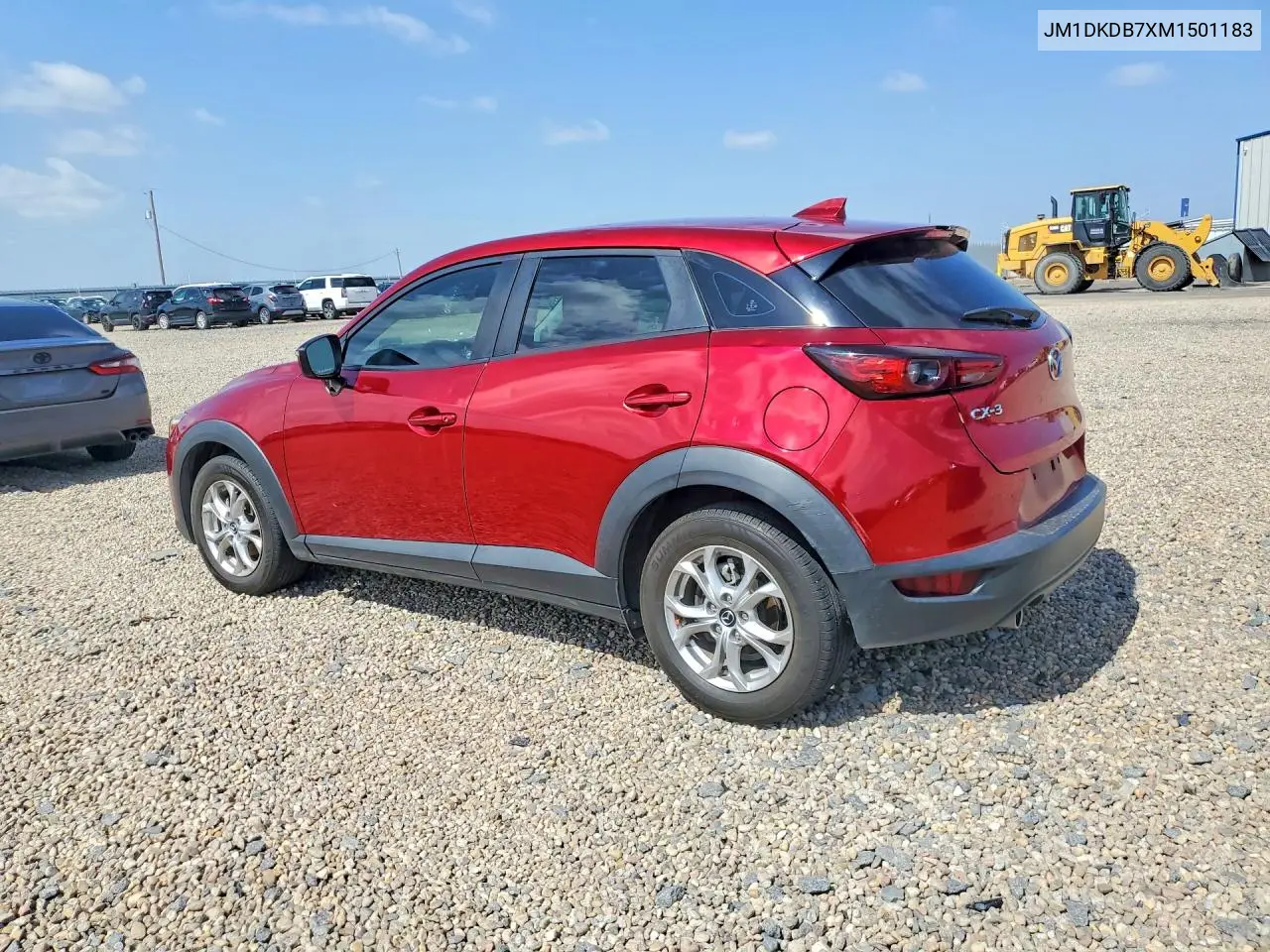2021 Mazda Cx-3 Sport VIN: JM1DKDB7XM1501183 Lot: 59620876