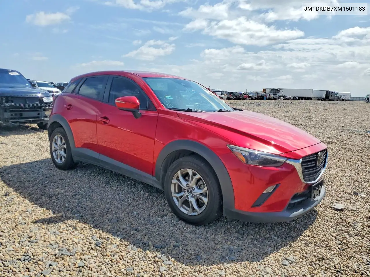 2021 Mazda Cx-3 Sport VIN: JM1DKDB7XM1501183 Lot: 59620876