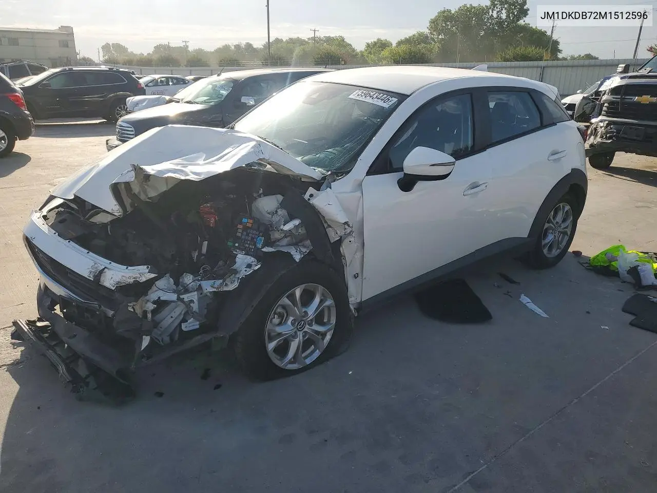 2021 Mazda Cx-3 Sport VIN: JM1DKDB72M1512596 Lot: 59643446