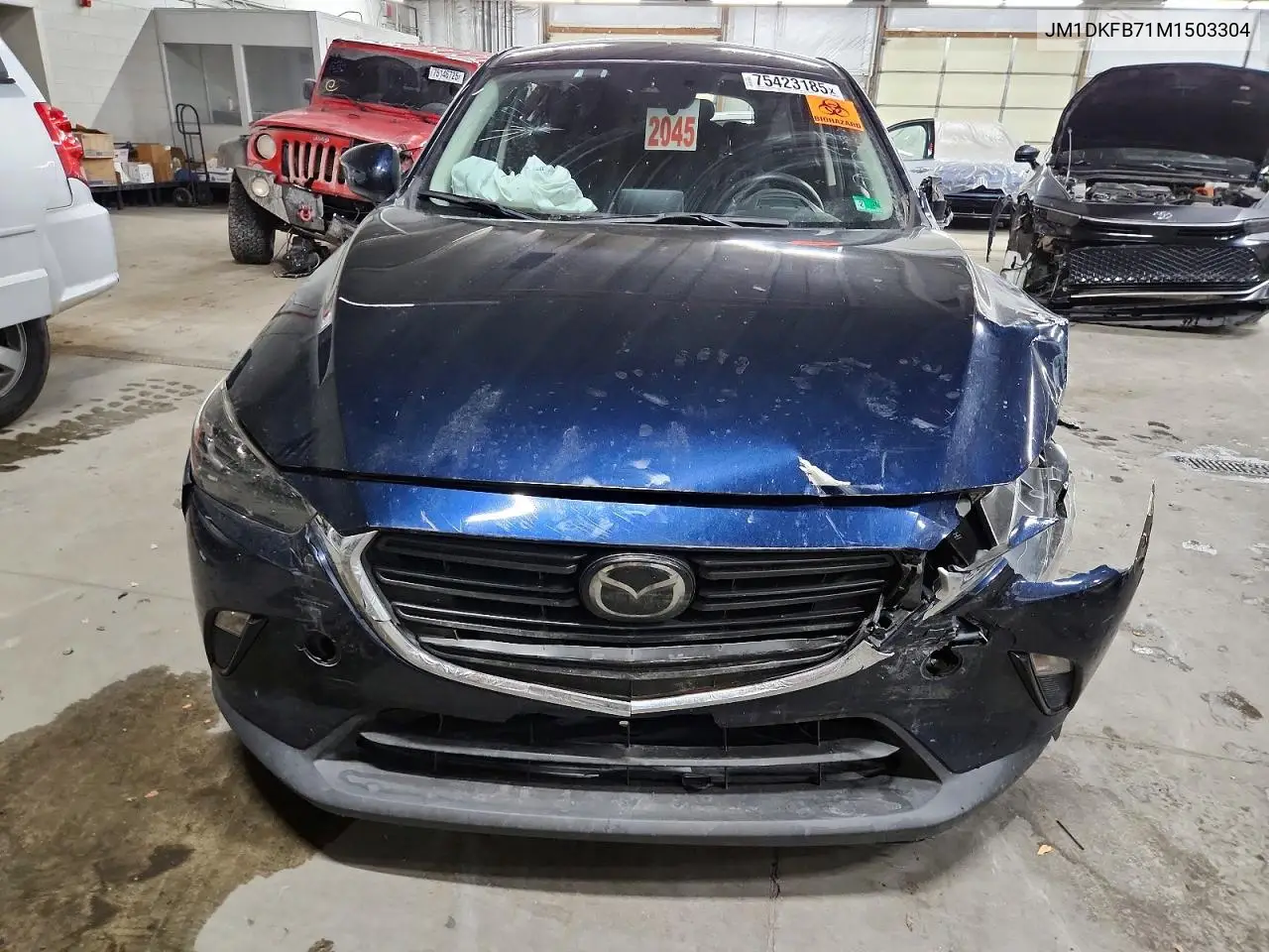 2021 Mazda Cx-3 Sport VIN: JM1DKFB71M1503304 Lot: 60426356