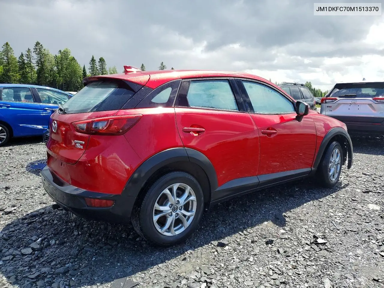2021 Mazda Cx-3 Touring VIN: JM1DKFC70M1513370 Lot: 60922476