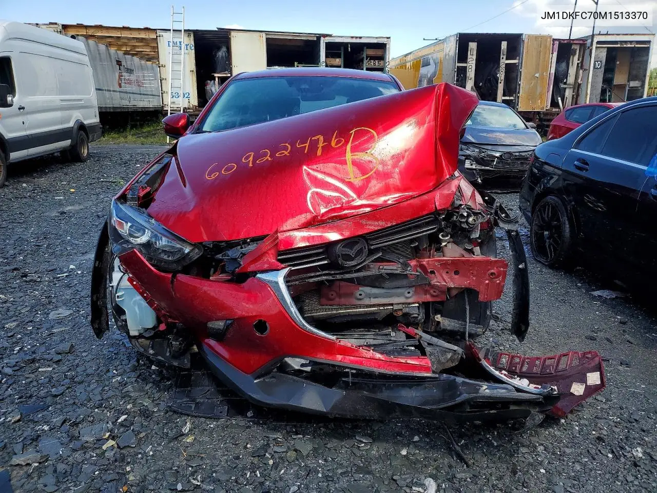 2021 Mazda Cx-3 Touring VIN: JM1DKFC70M1513370 Lot: 60922476
