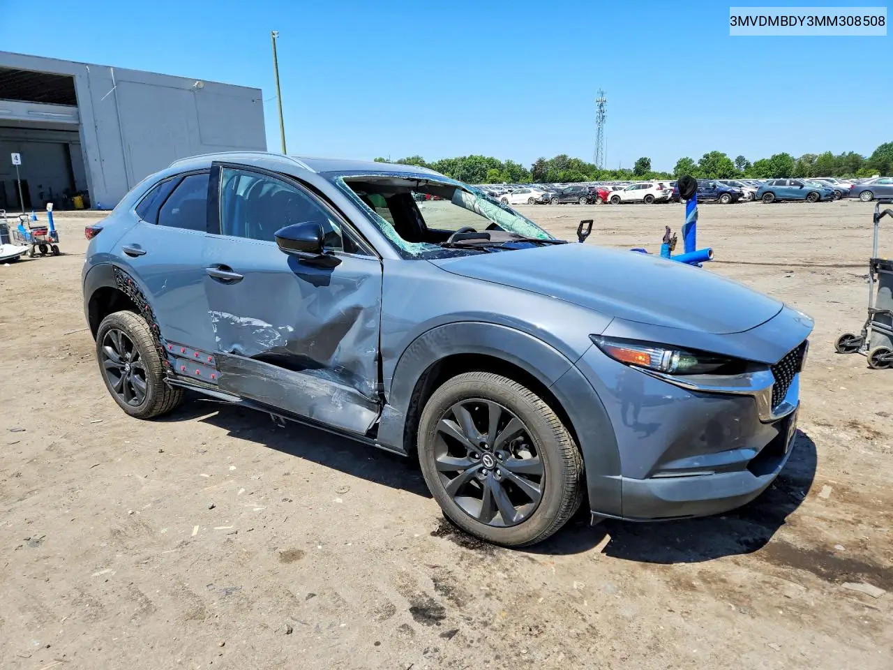 2021 Mazda Cx-30 Premium VIN: 3MVDMBDY3MM308508 Lot: 55740906