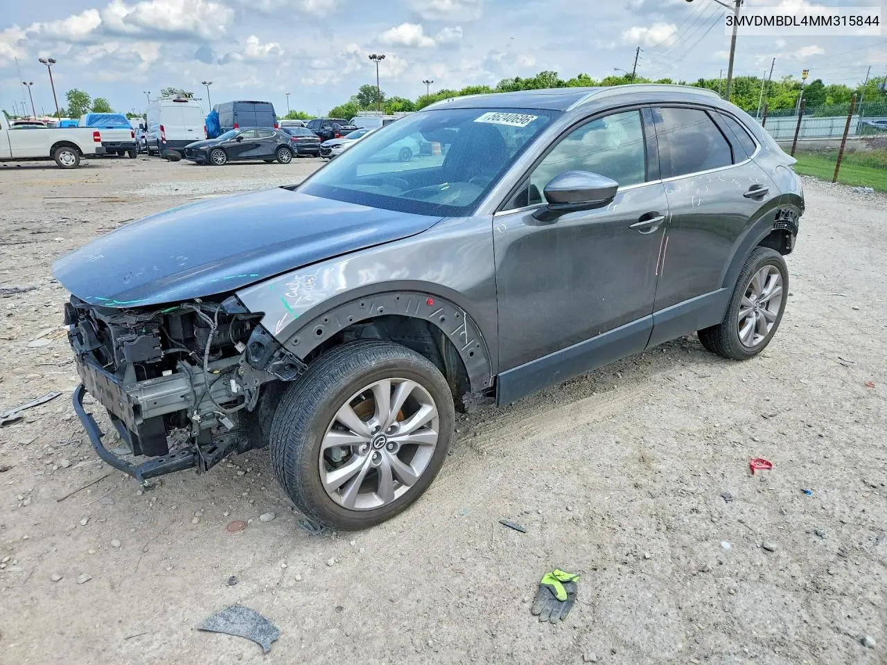 2021 Mazda Cx-30 Premium VIN: 3MVDMBDL4MM315844 Lot: 56240696