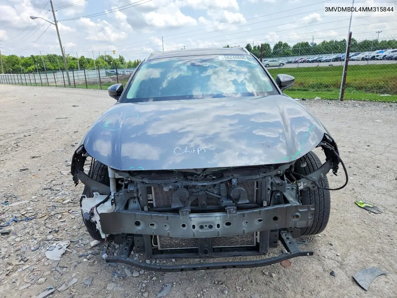 2021 Mazda Cx-30 Premium VIN: 3MVDMBDL4MM315844 Lot: 56240696