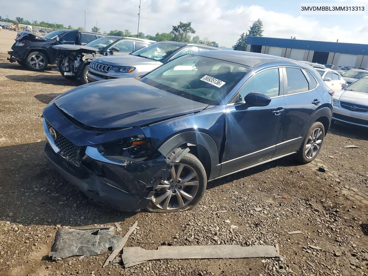 2021 Mazda Cx-30 Select VIN: 3MVDMBBL3MM313313 Lot: 56935136