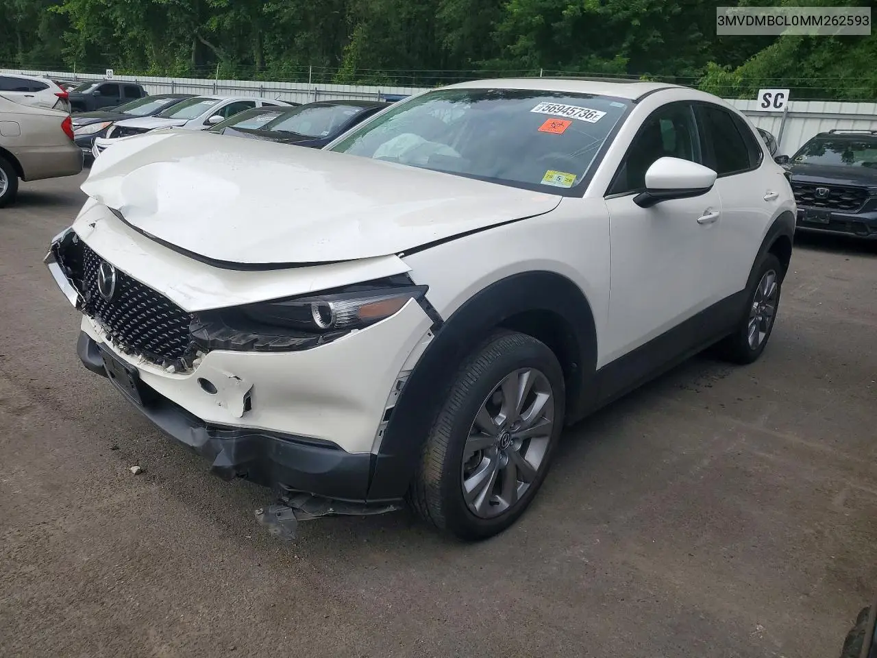 2021 Mazda Cx-30 Preferred VIN: 3MVDMBCL0MM262593 Lot: 56945736