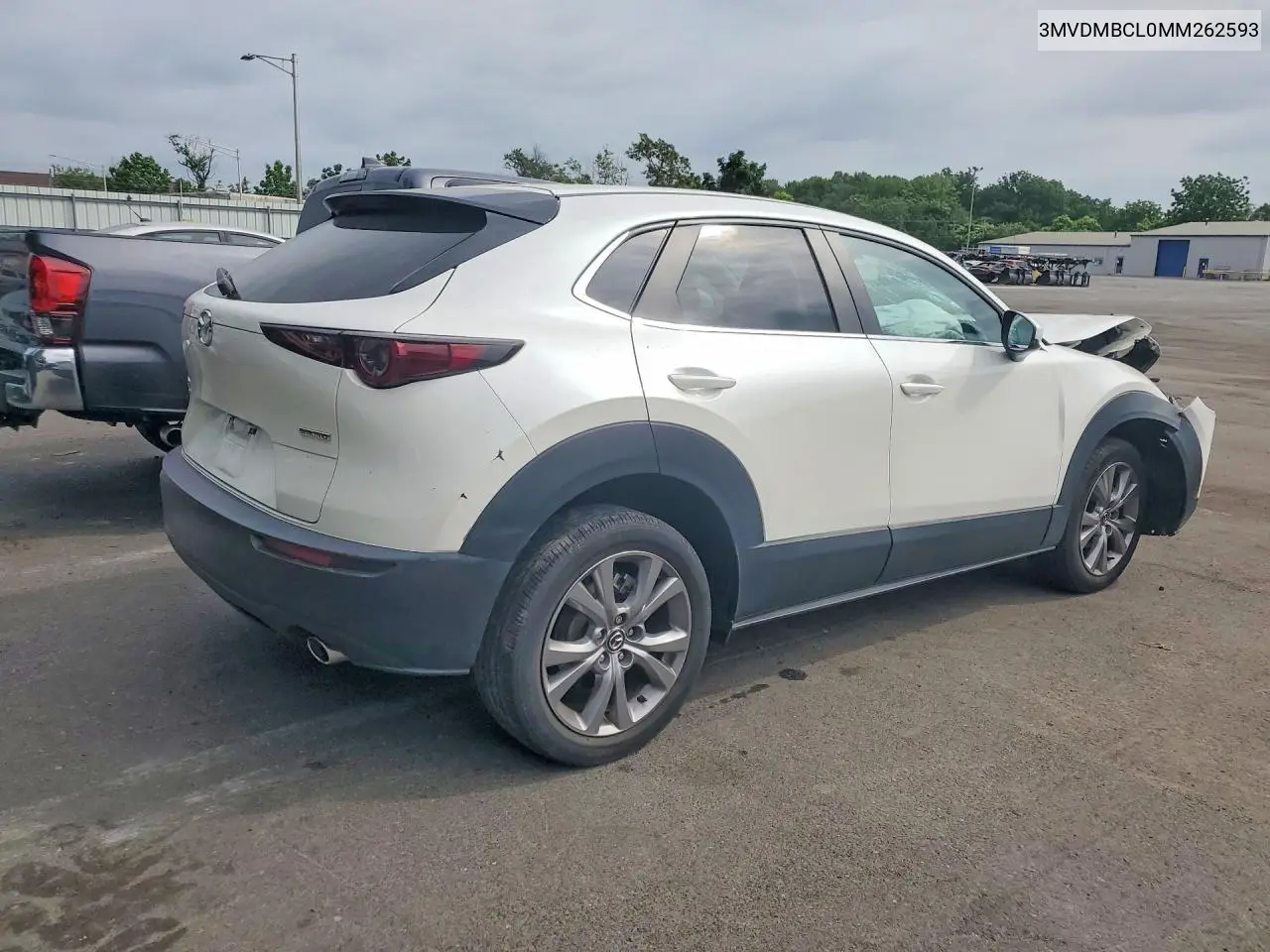2021 Mazda Cx-30 Preferred VIN: 3MVDMBCL0MM262593 Lot: 56945736