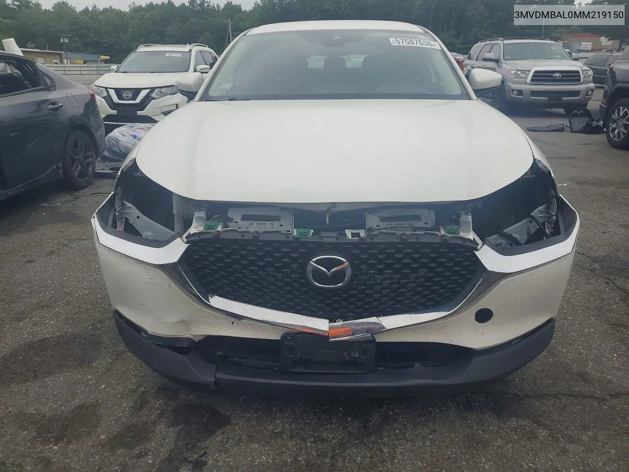 2021 Mazda Cx-30 VIN: 3MVDMBAL0MM219150 Lot: 57587636