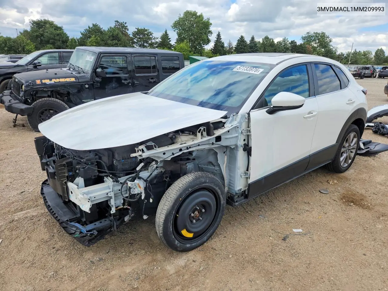 2021 Mazda Cx-30 Preferred VIN: 3MVDMACL1MM209993 Lot: 57733976