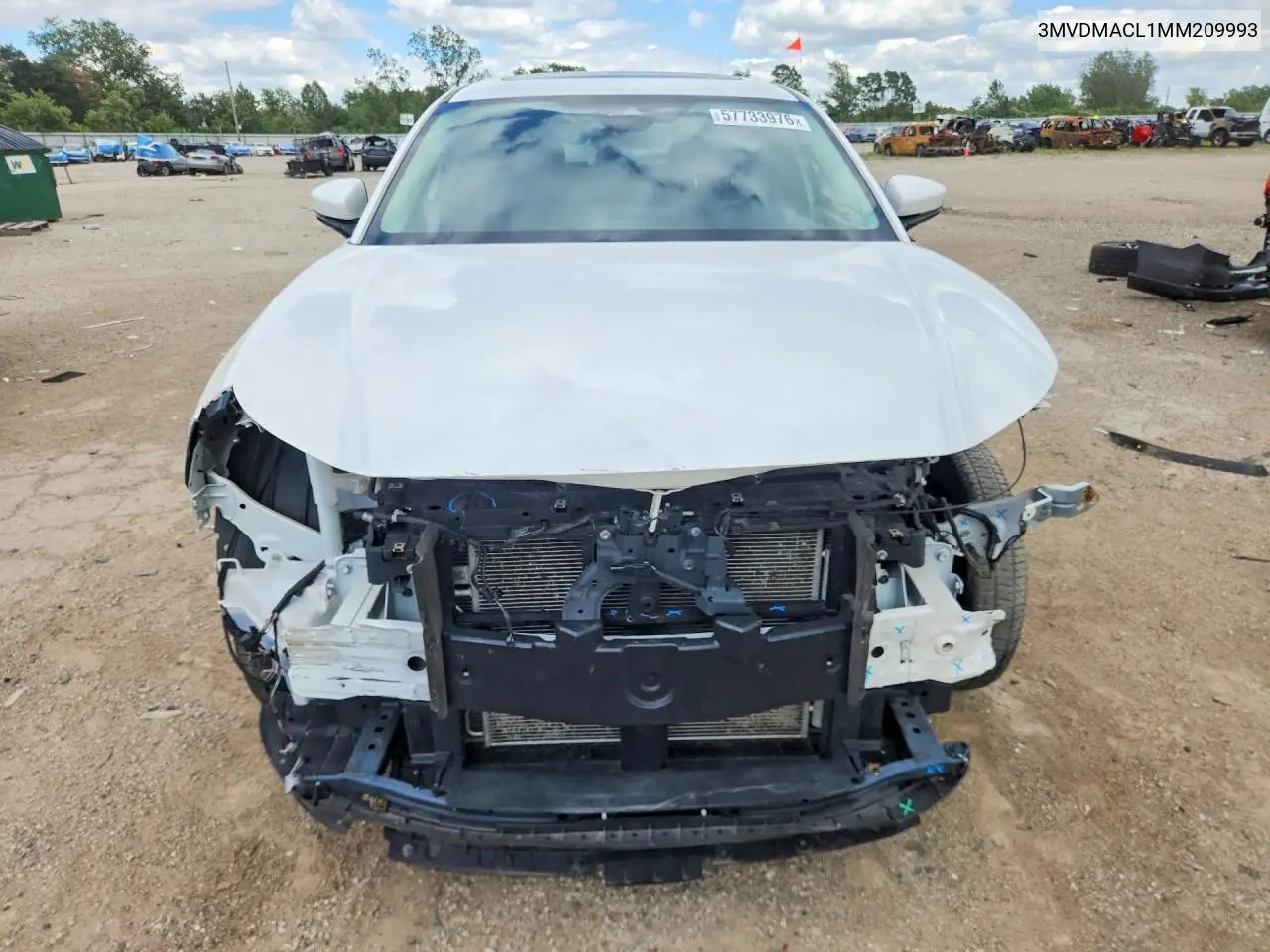 2021 Mazda Cx-30 Preferred VIN: 3MVDMACL1MM209993 Lot: 57733976