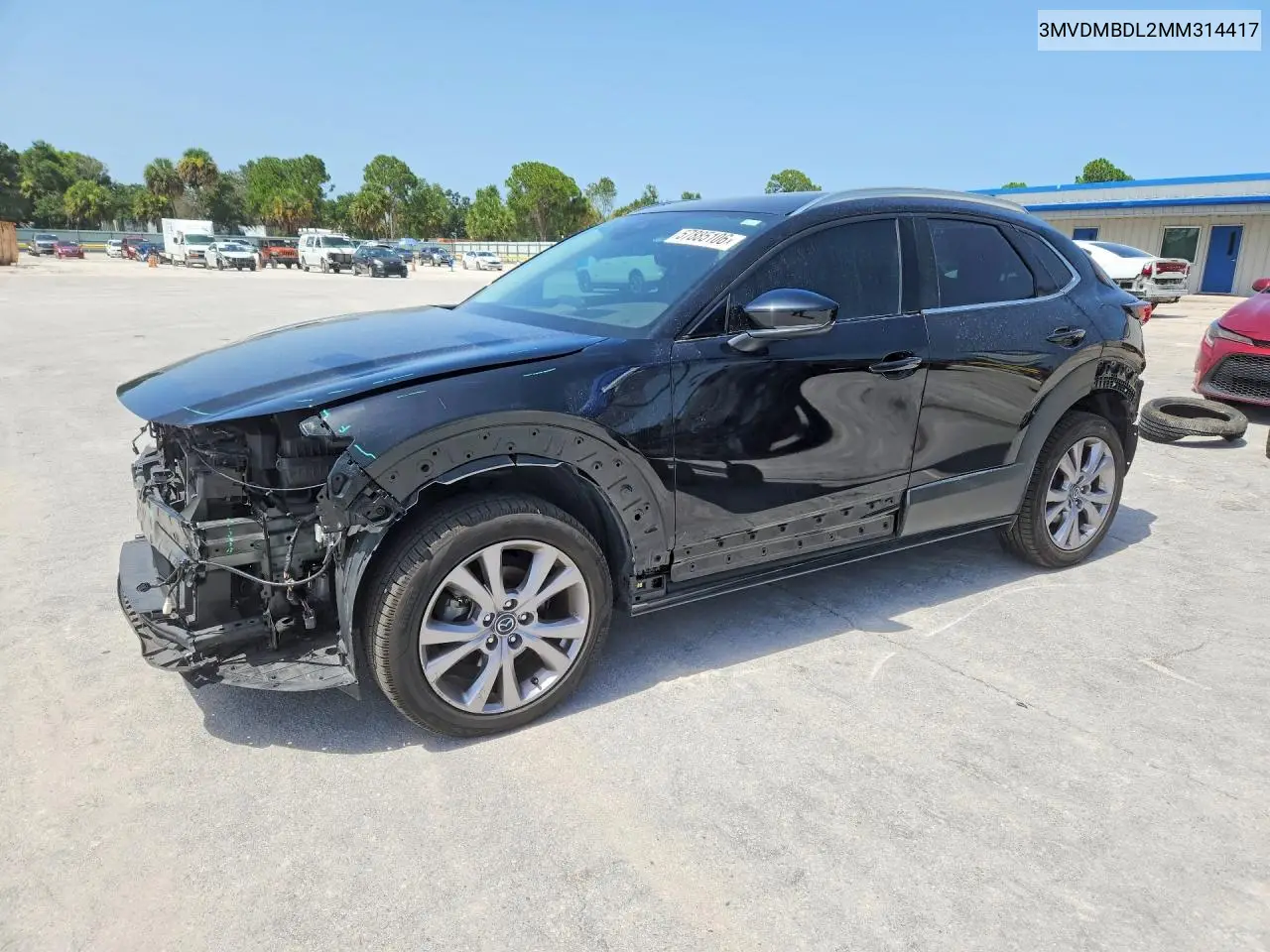 2021 Mazda Cx-30 Premium VIN: 3MVDMBDL2MM314417 Lot: 57885106