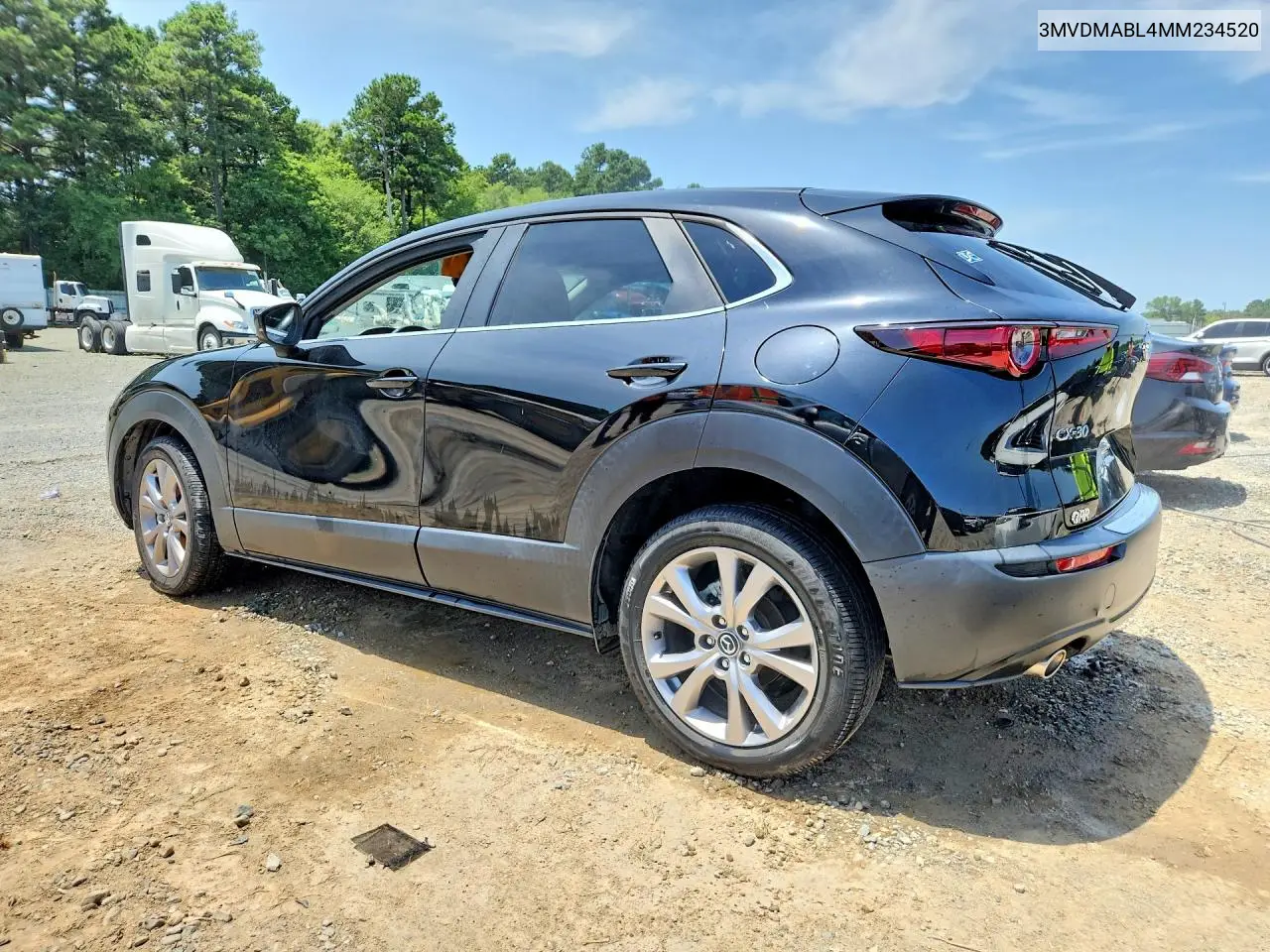2021 Mazda Cx-30 Select VIN: 3MVDMABL4MM234520 Lot: 58457056