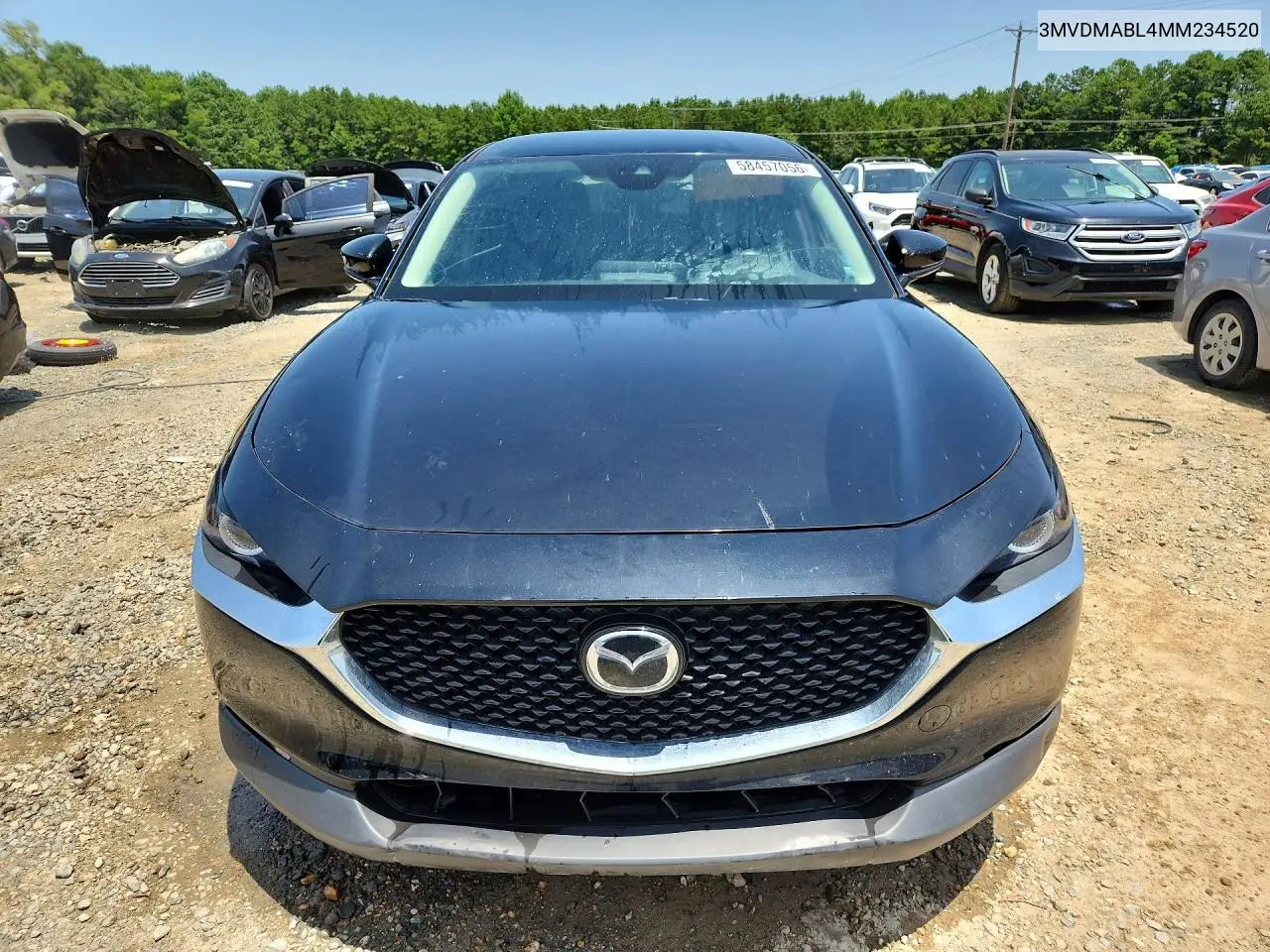 2021 Mazda Cx-30 Select VIN: 3MVDMABL4MM234520 Lot: 58457056