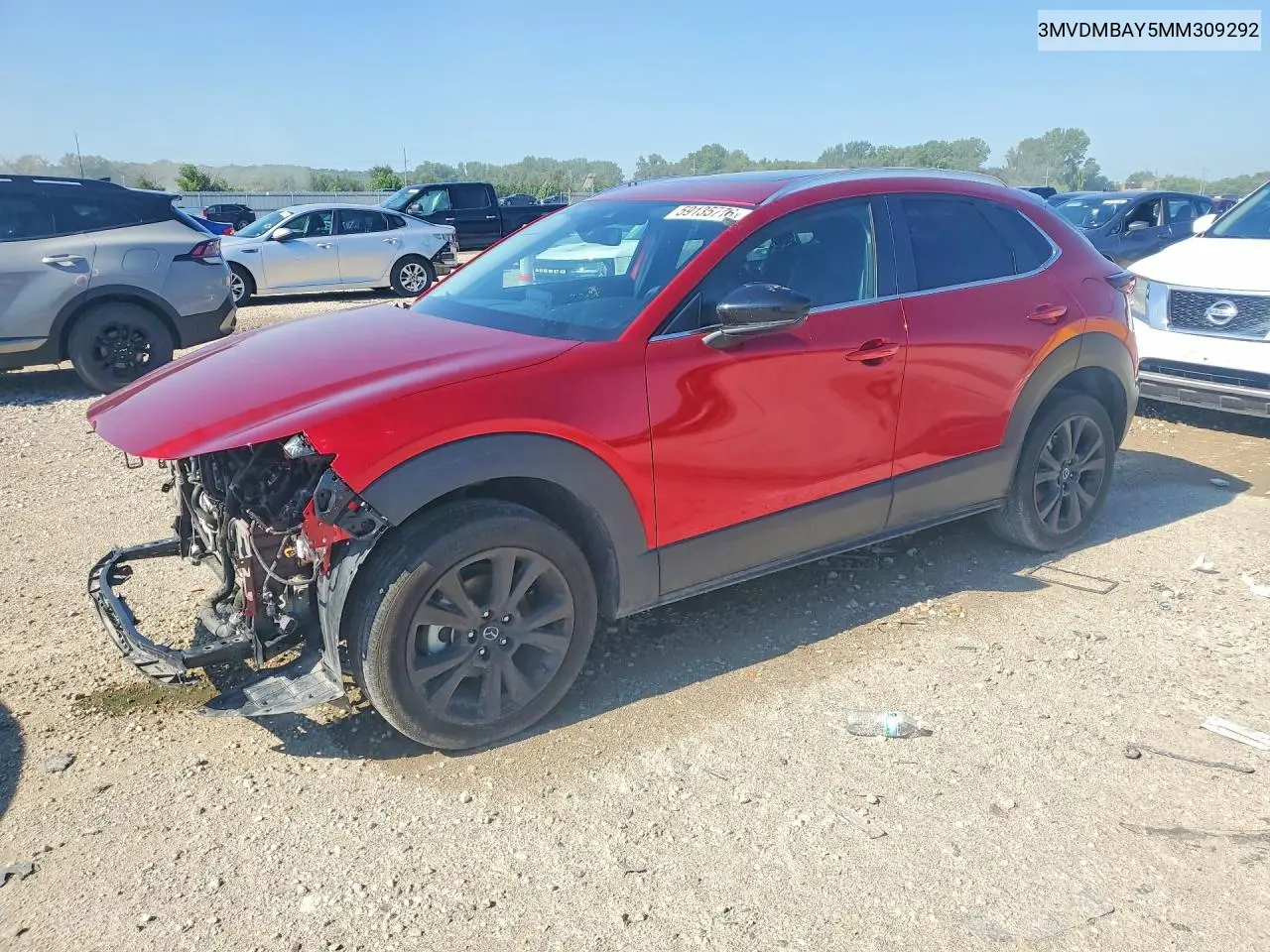 2021 Mazda Cx-30 VIN: 3MVDMBAY5MM309292 Lot: 59135776