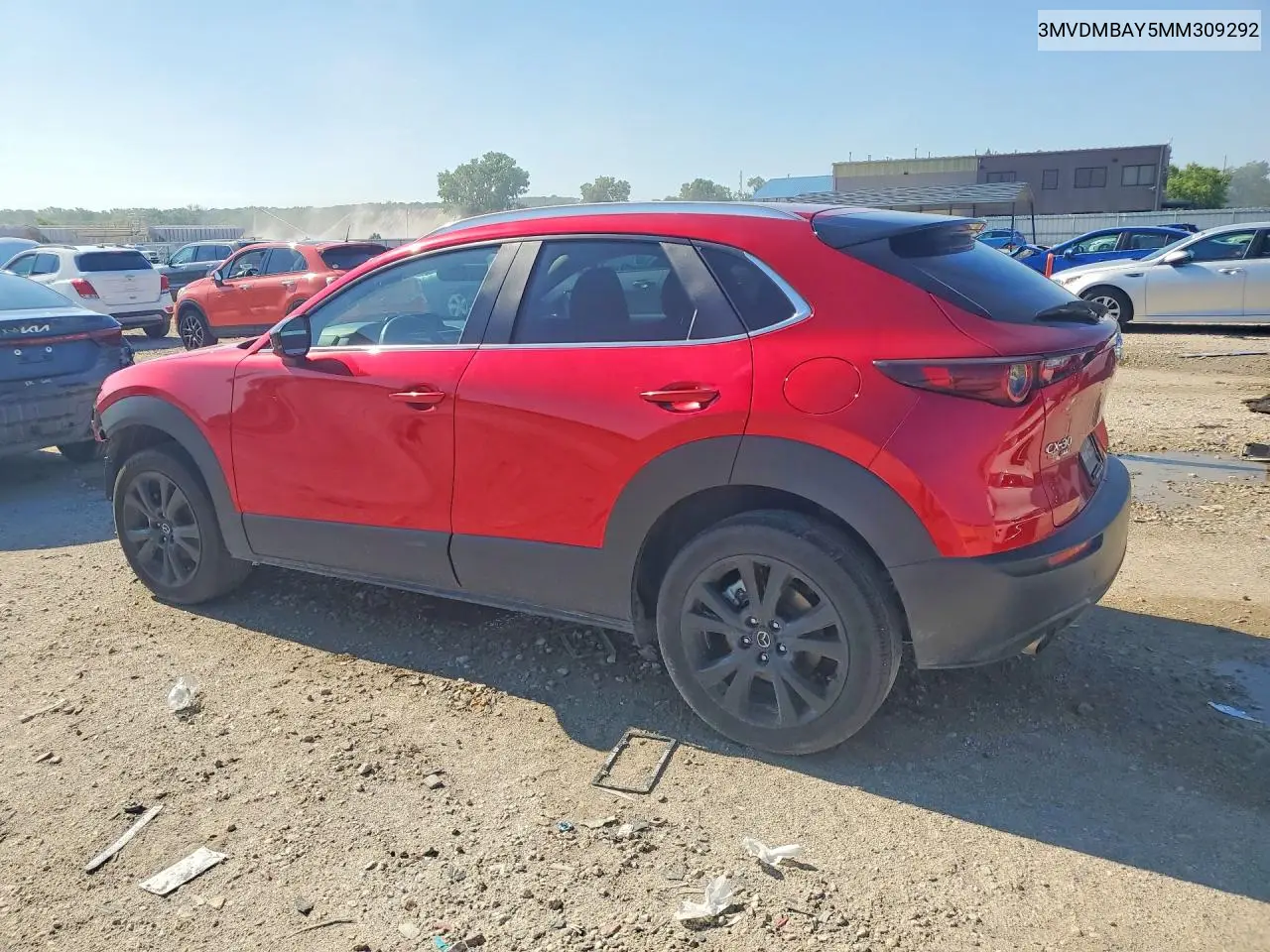 2021 Mazda Cx-30 VIN: 3MVDMBAY5MM309292 Lot: 59135776