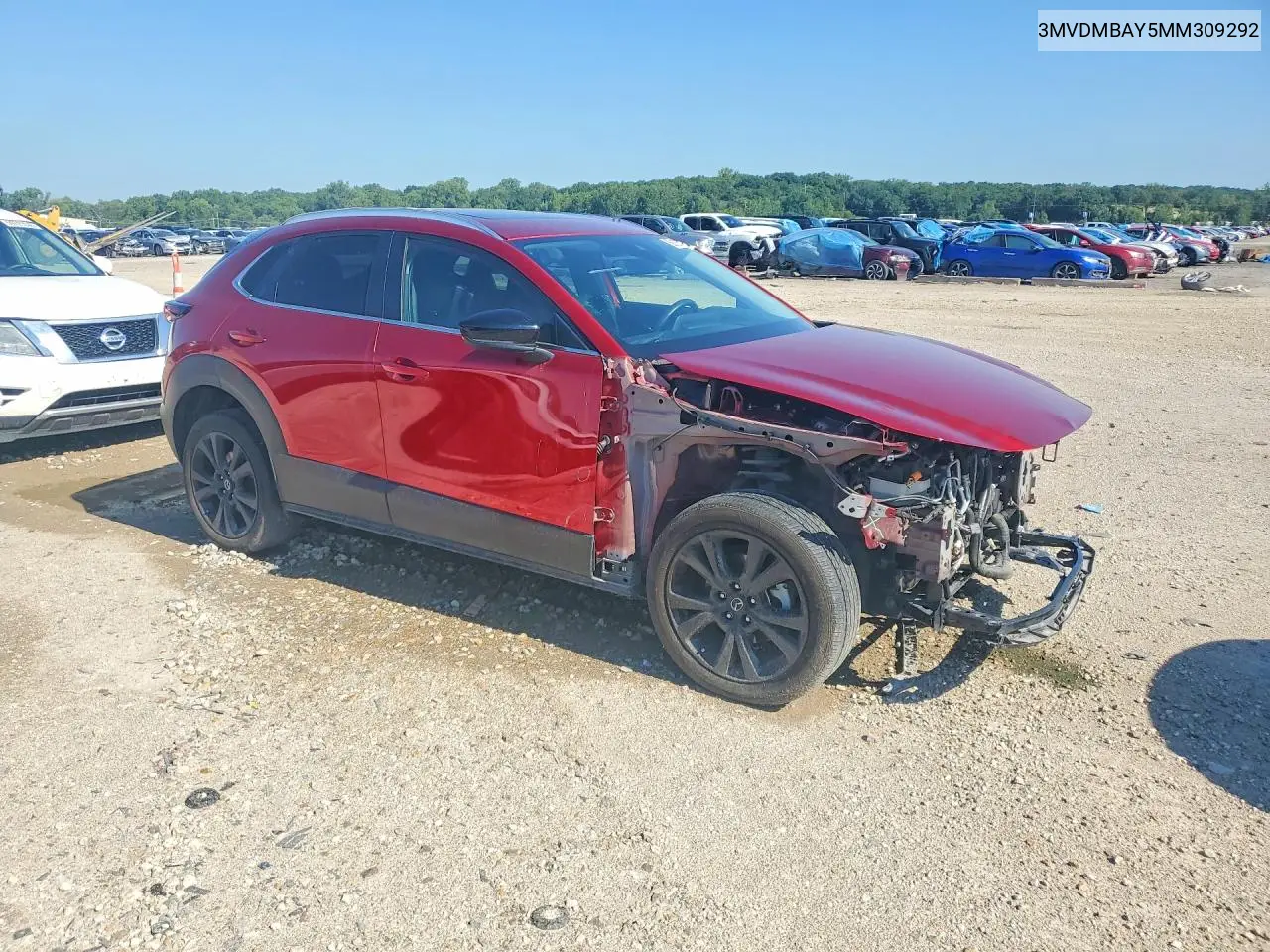 2021 Mazda Cx-30 VIN: 3MVDMBAY5MM309292 Lot: 59135776