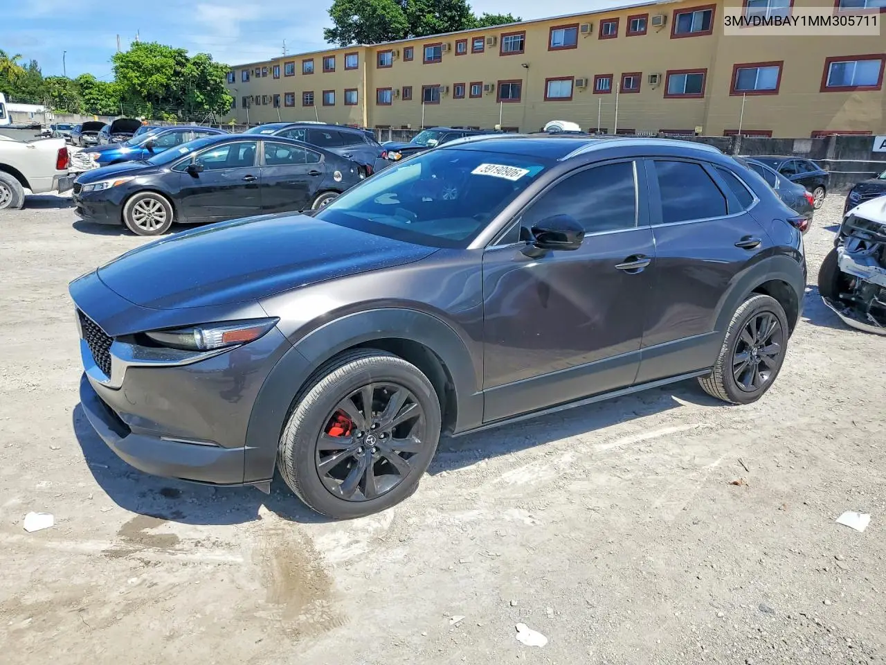 2021 Mazda Cx-30 VIN: 3MVDMBAY1MM305711 Lot: 59190906