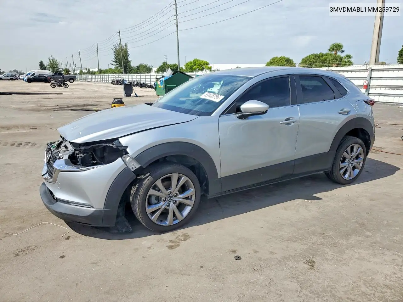 2021 Mazda Cx-30 Select VIN: 3MVDMABL1MM259729 Lot: 59406256