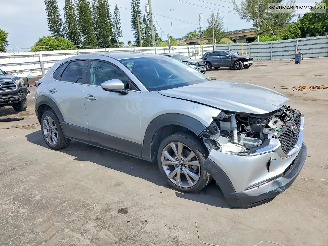 2021 Mazda Cx-30 Select VIN: 3MVDMABL1MM259729 Lot: 59406256