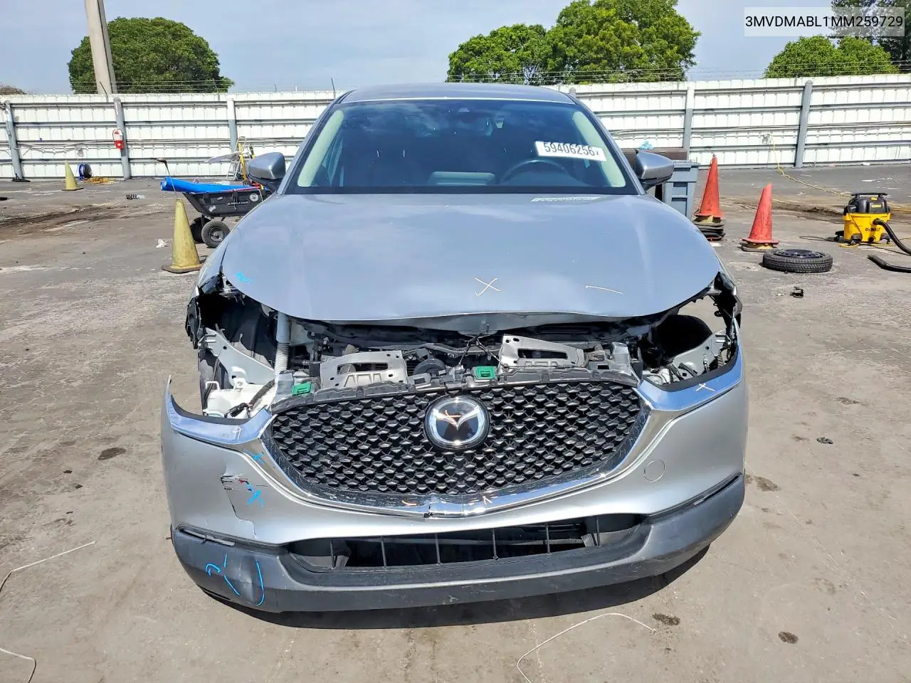 2021 Mazda Cx-30 Select VIN: 3MVDMABL1MM259729 Lot: 59406256