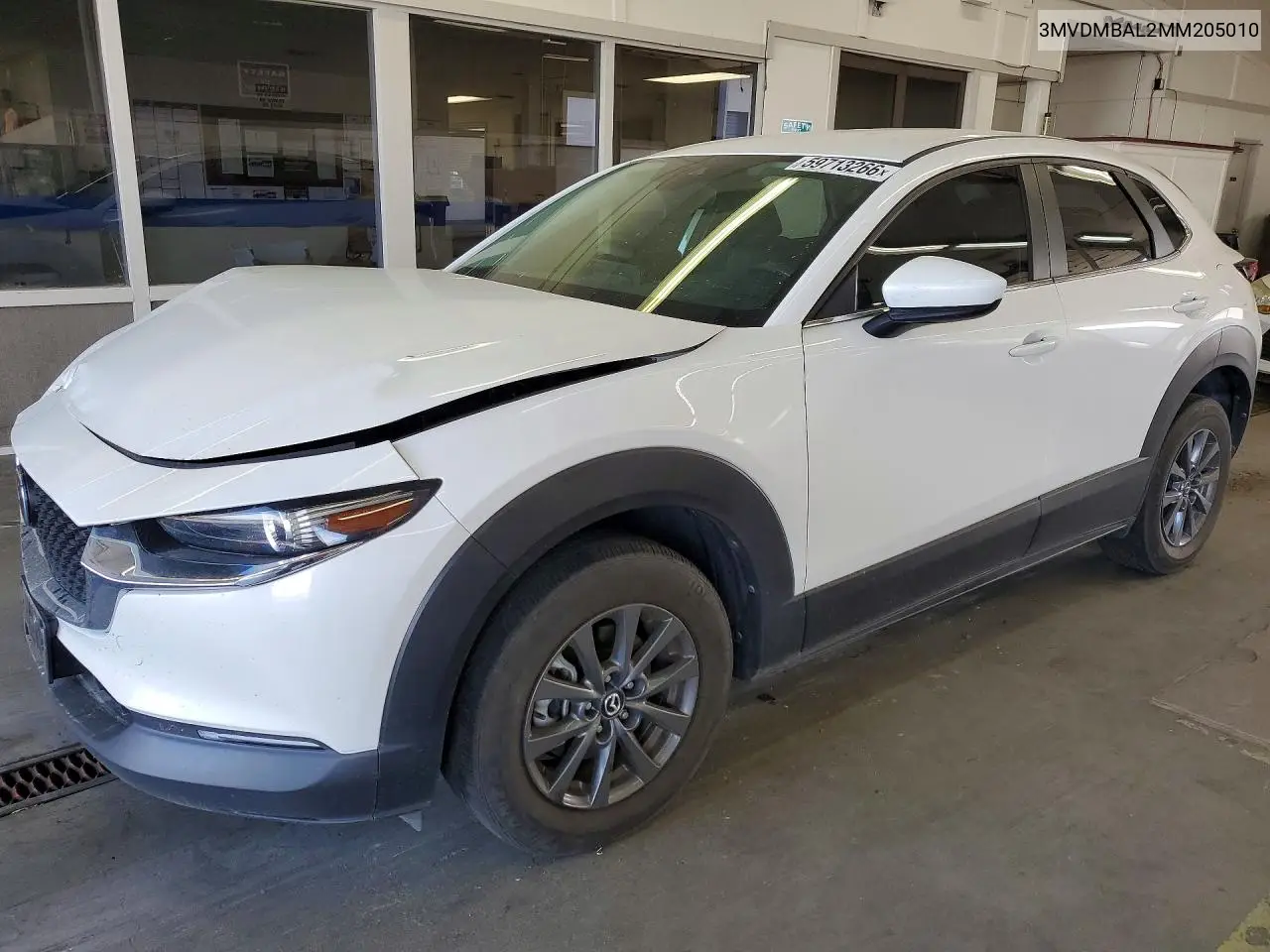 2021 Mazda Cx-30 VIN: 3MVDMBAL2MM205010 Lot: 59713266
