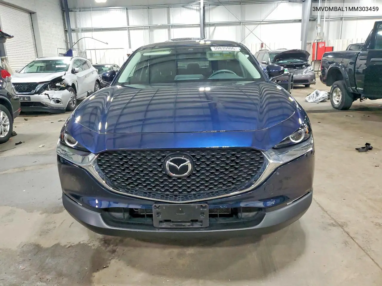 2021 Mazda Cx-30 VIN: 3MVDMBAL1MM303459 Lot: 59835906