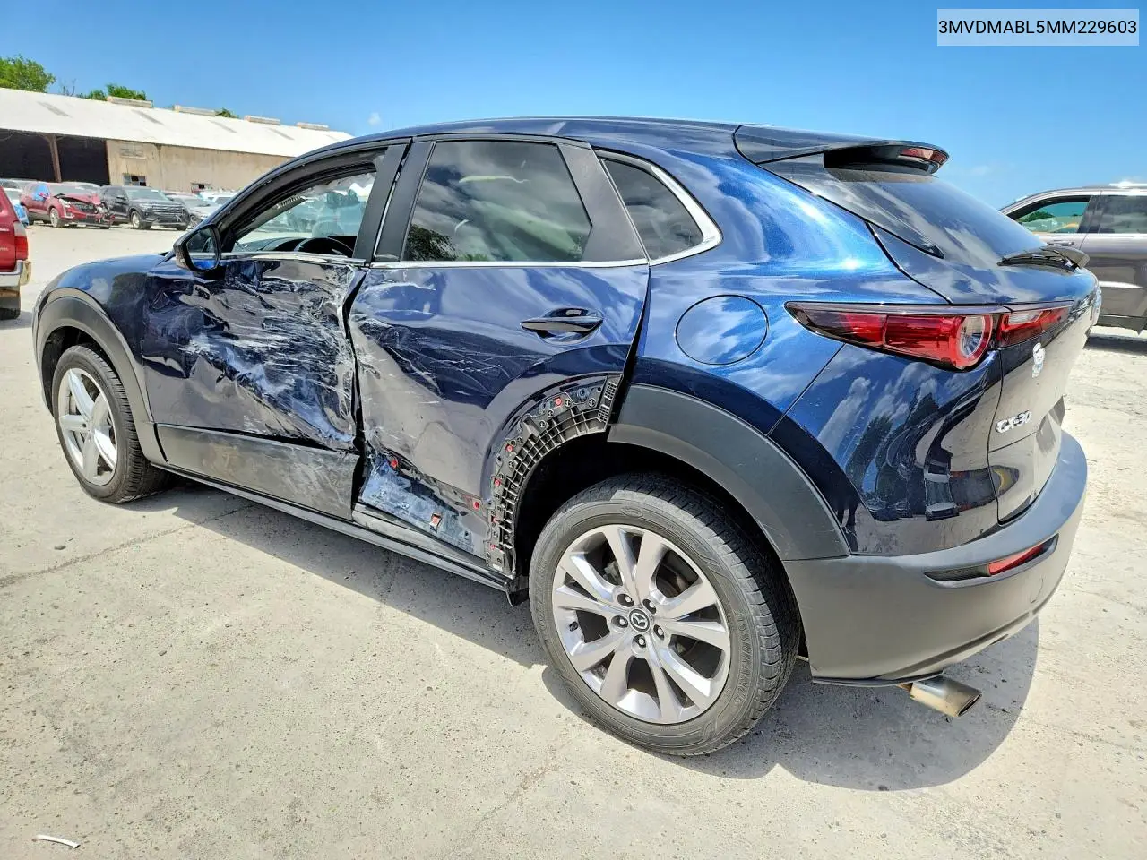 2021 Mazda Cx-30 Select VIN: 3MVDMABL5MM229603 Lot: 59852656