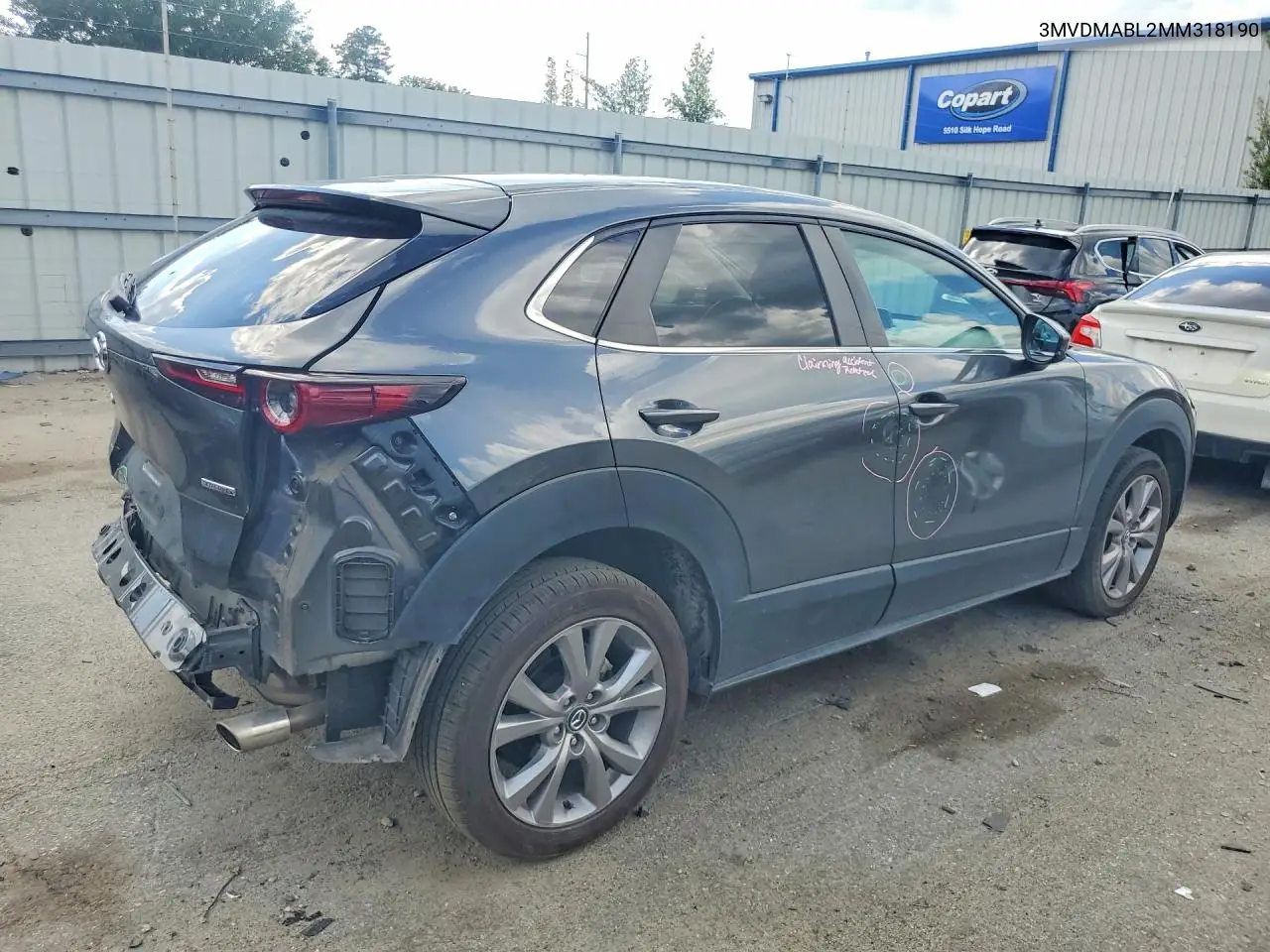 2021 Mazda Cx-30 Select VIN: 3MVDMABL2MM318190 Lot: 59862596