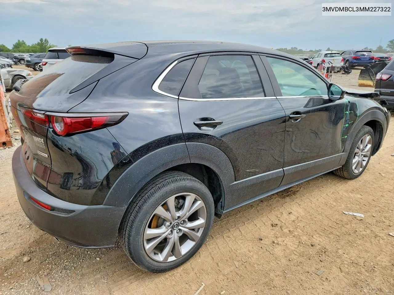 2021 Mazda Cx-30 Preferred VIN: 3MVDMBCL3MM227322 Lot: 59922936