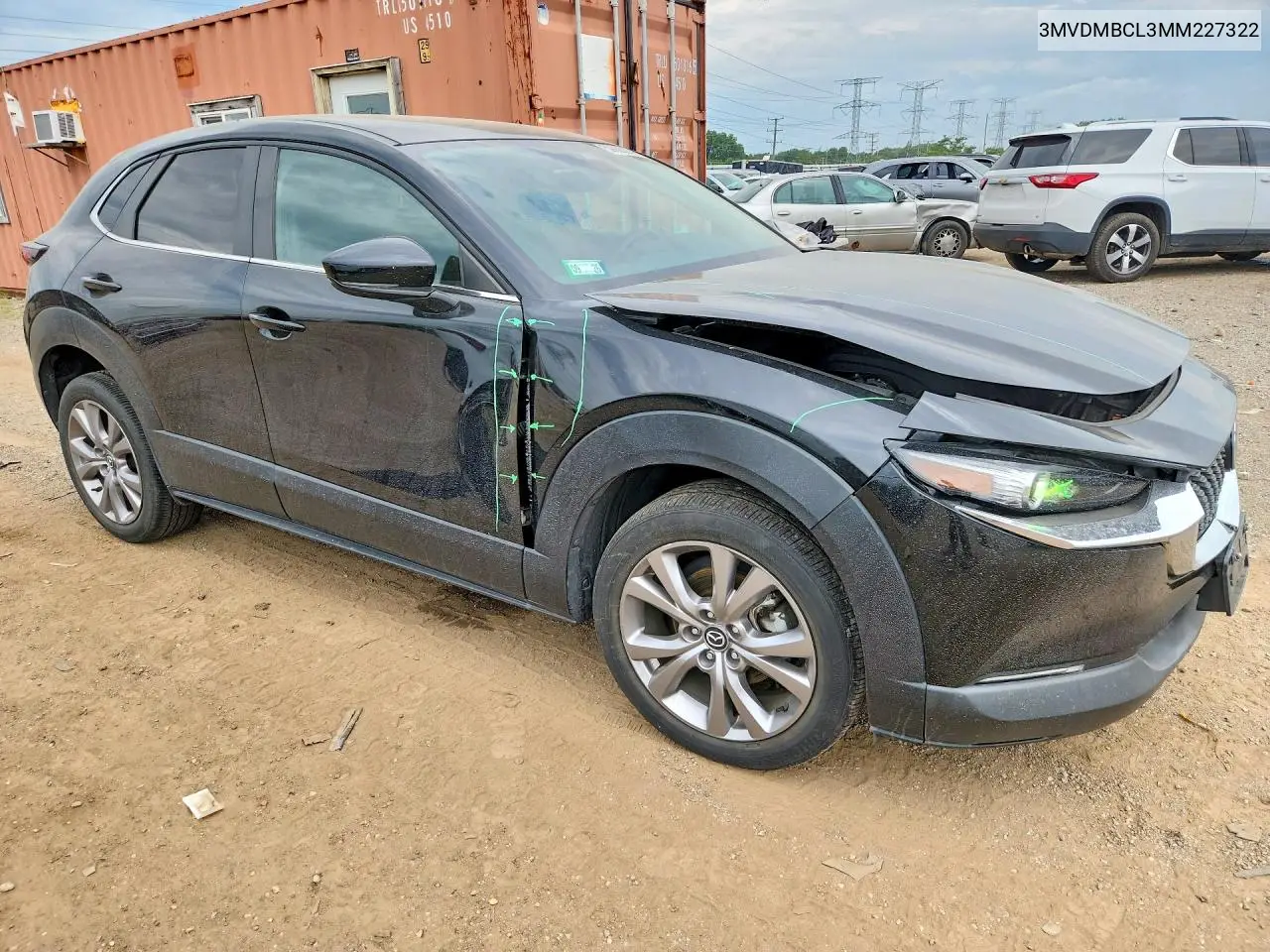 2021 Mazda Cx-30 Preferred VIN: 3MVDMBCL3MM227322 Lot: 59922936