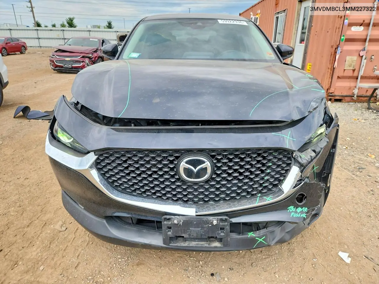 2021 Mazda Cx-30 Preferred VIN: 3MVDMBCL3MM227322 Lot: 59922936