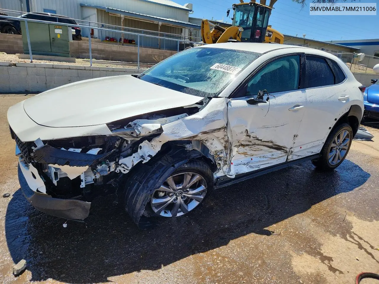 2021 Mazda Cx-30 Select VIN: 3MVDMABL7MM211006 Lot: 60448876