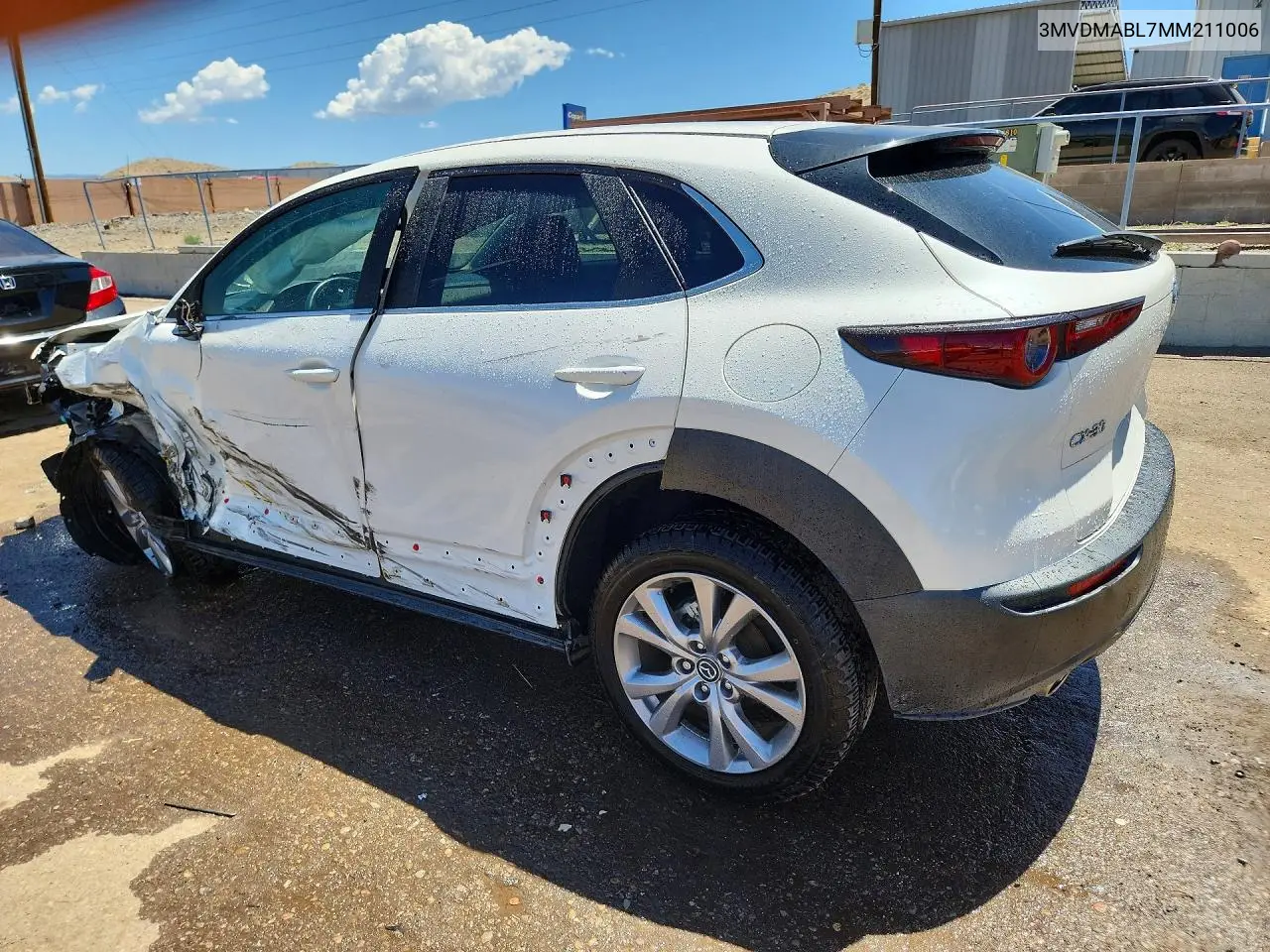 2021 Mazda Cx-30 Select VIN: 3MVDMABL7MM211006 Lot: 60448876