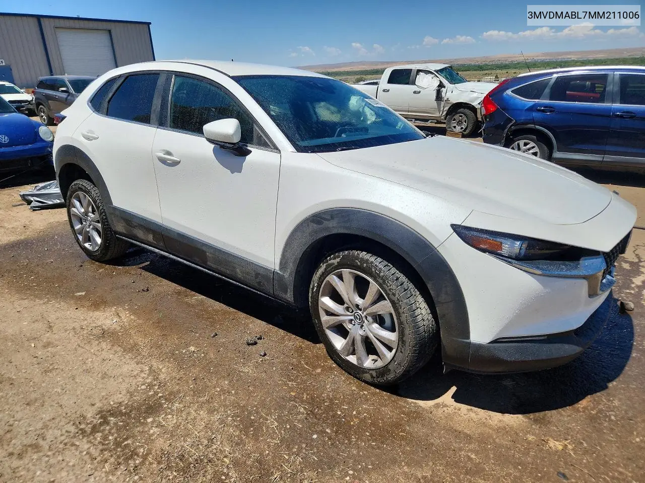 2021 Mazda Cx-30 Select VIN: 3MVDMABL7MM211006 Lot: 60448876