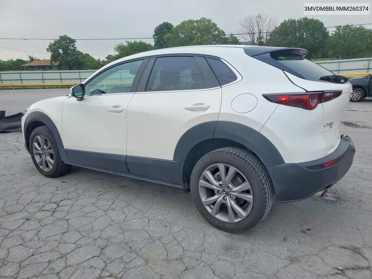 2021 Mazda Cx-30 Select VIN: 3MVDMBBL9MM260374 Lot: 60601416