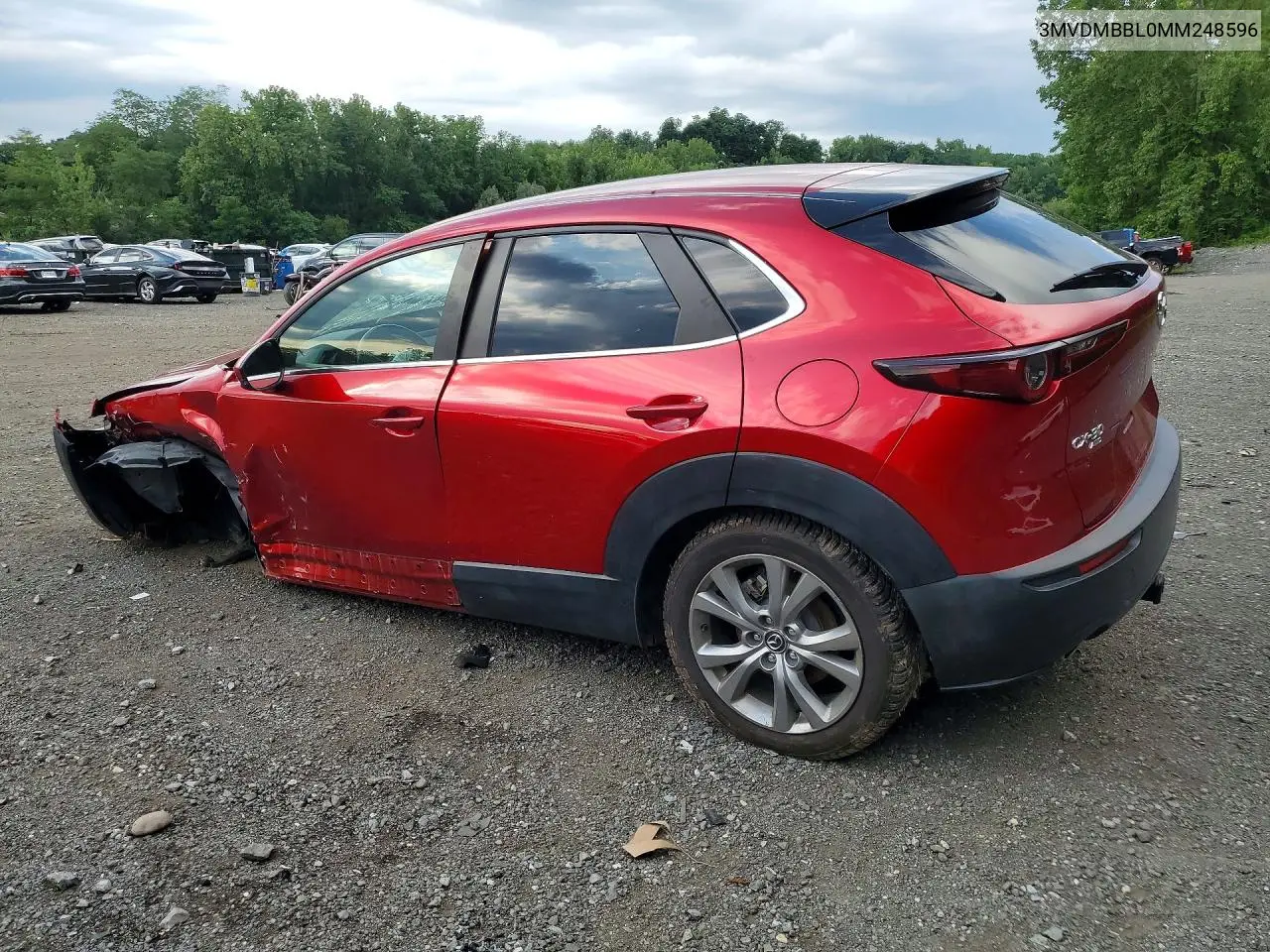2021 Mazda Cx-30 Select VIN: 3MVDMBBL0MM248596 Lot: 60696546