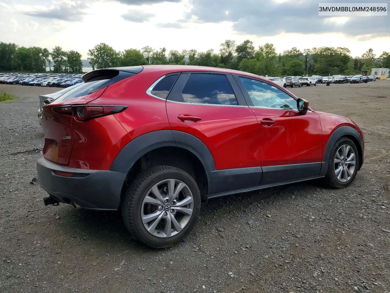 2021 Mazda Cx-30 Select VIN: 3MVDMBBL0MM248596 Lot: 60696546