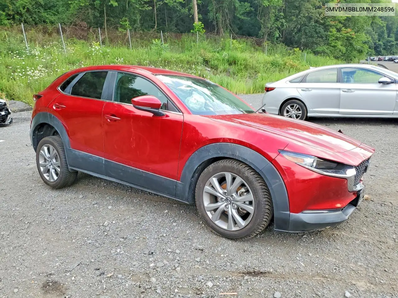 2021 Mazda Cx-30 Select VIN: 3MVDMBBL0MM248596 Lot: 60696546