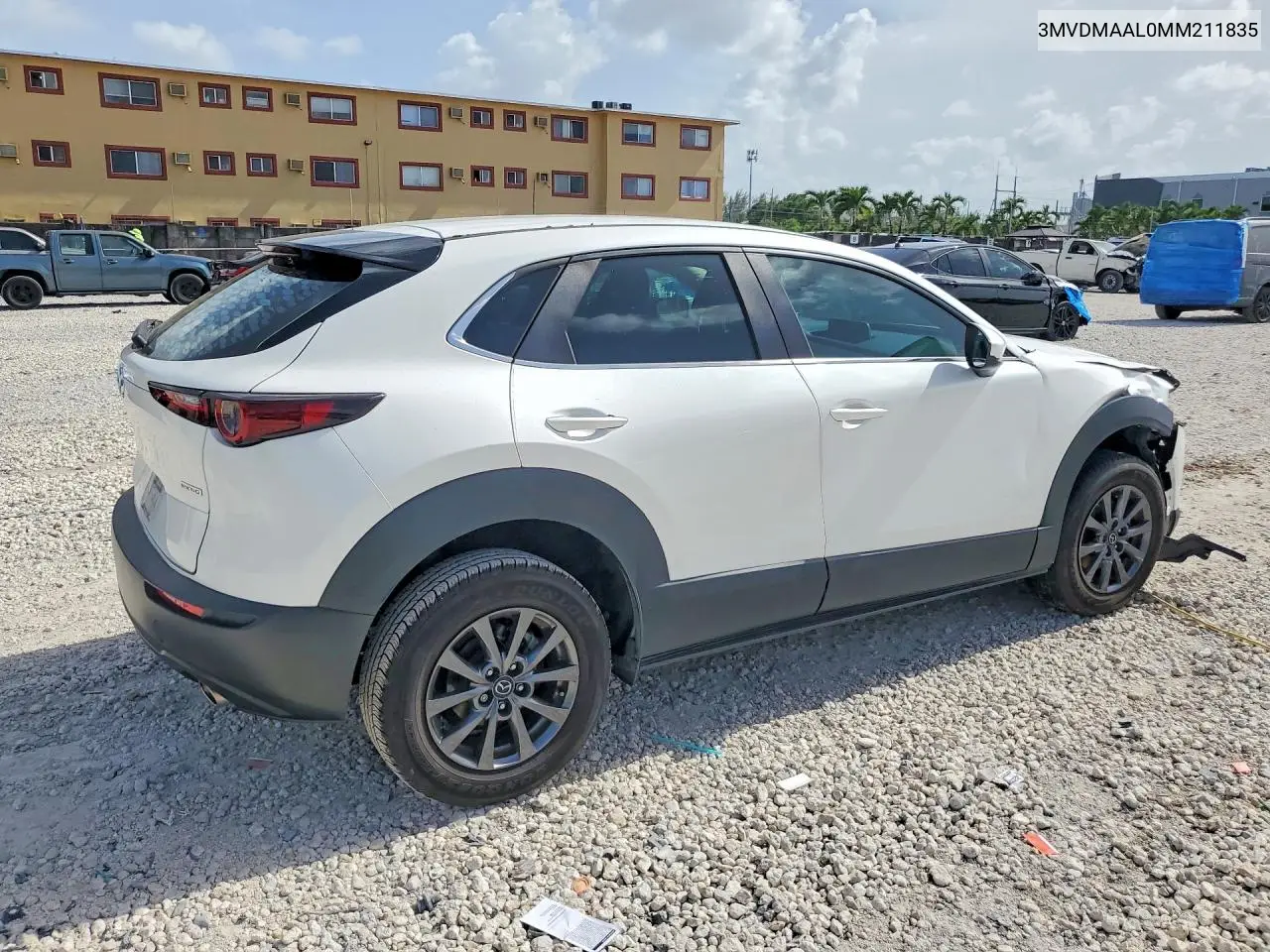 2021 Mazda Cx-30 VIN: 3MVDMAAL0MM211835 Lot: 60824496