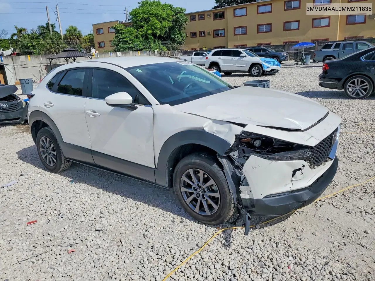 2021 Mazda Cx-30 VIN: 3MVDMAAL0MM211835 Lot: 60824496