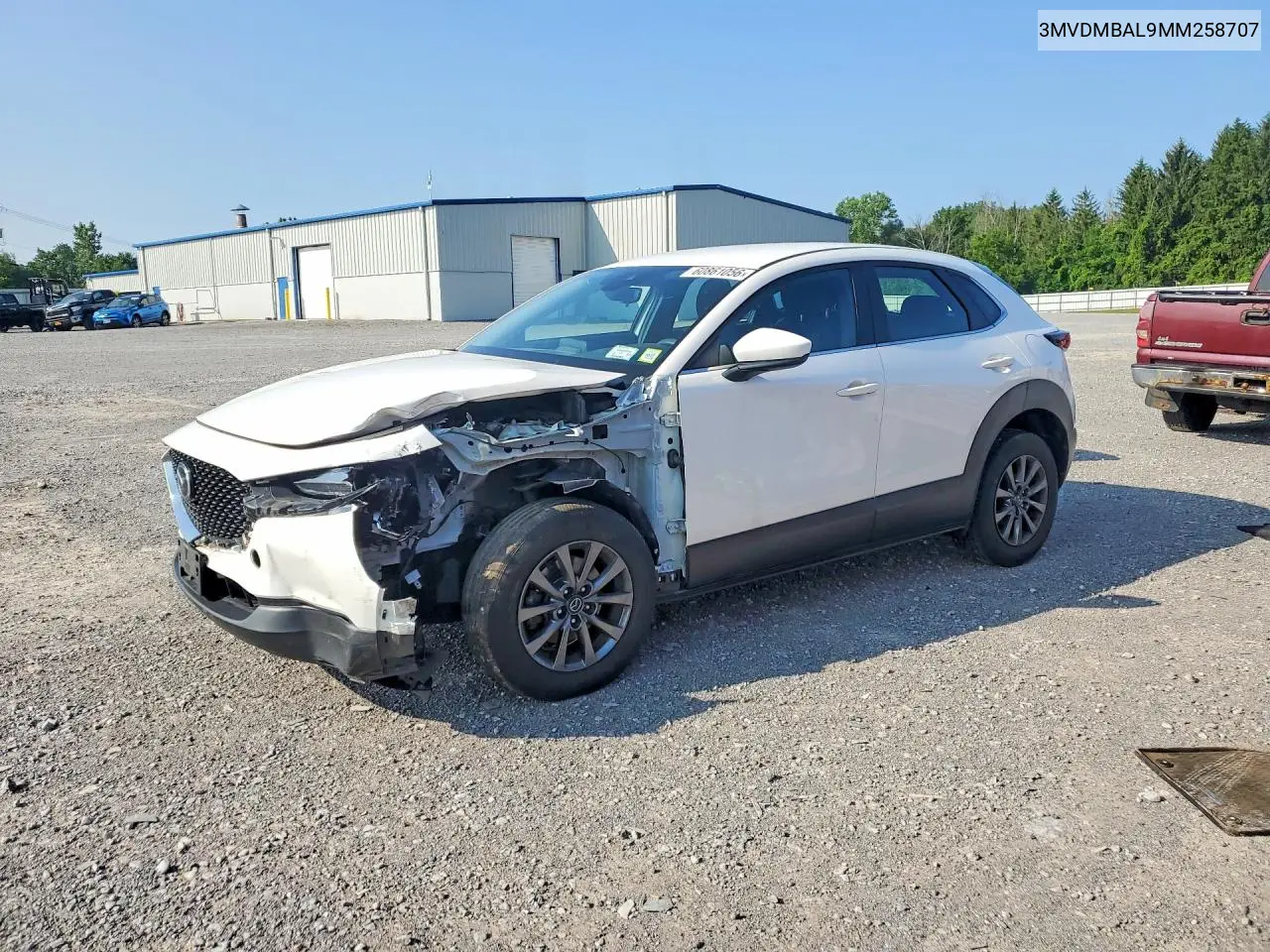 2021 Mazda Cx-30 VIN: 3MVDMBAL9MM258707 Lot: 60861056
