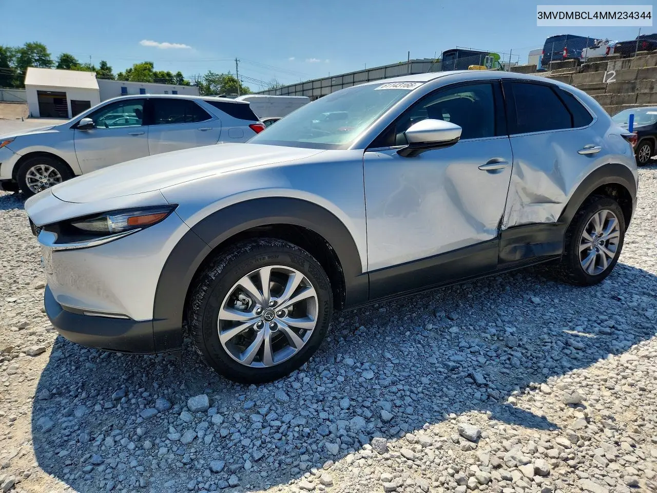 2021 Mazda Cx-30 Preferred VIN: 3MVDMBCL4MM234344 Lot: 61143166